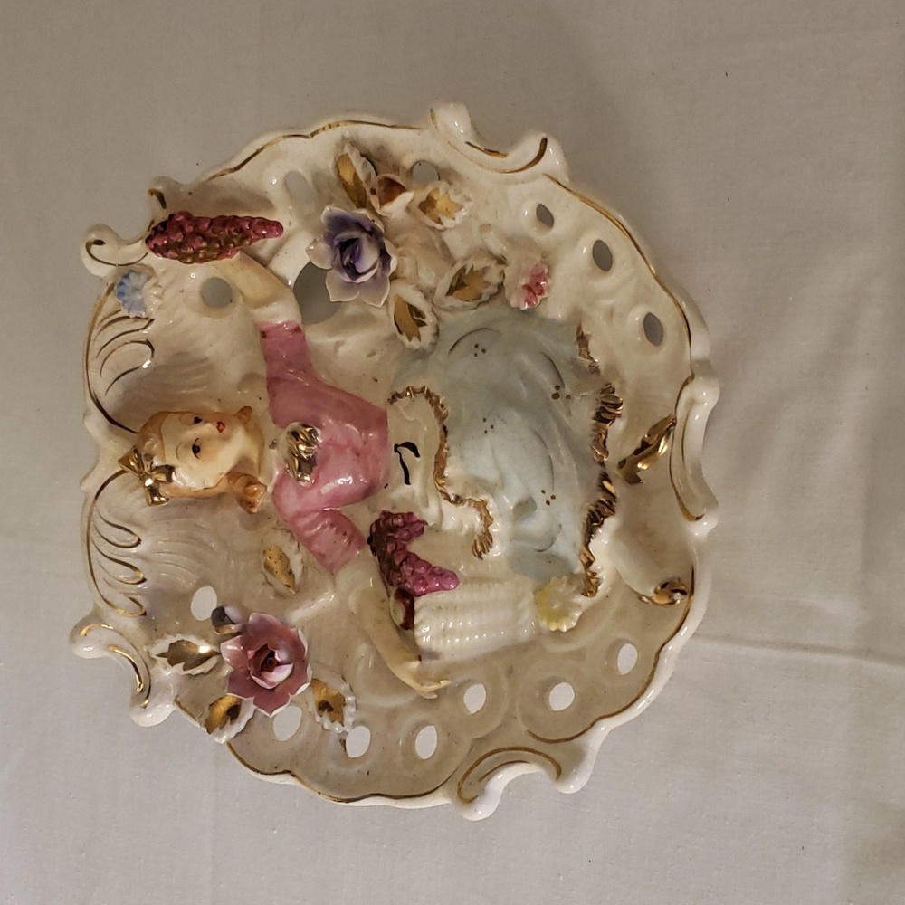 Vintage Japan Wall Hanging Ceramic